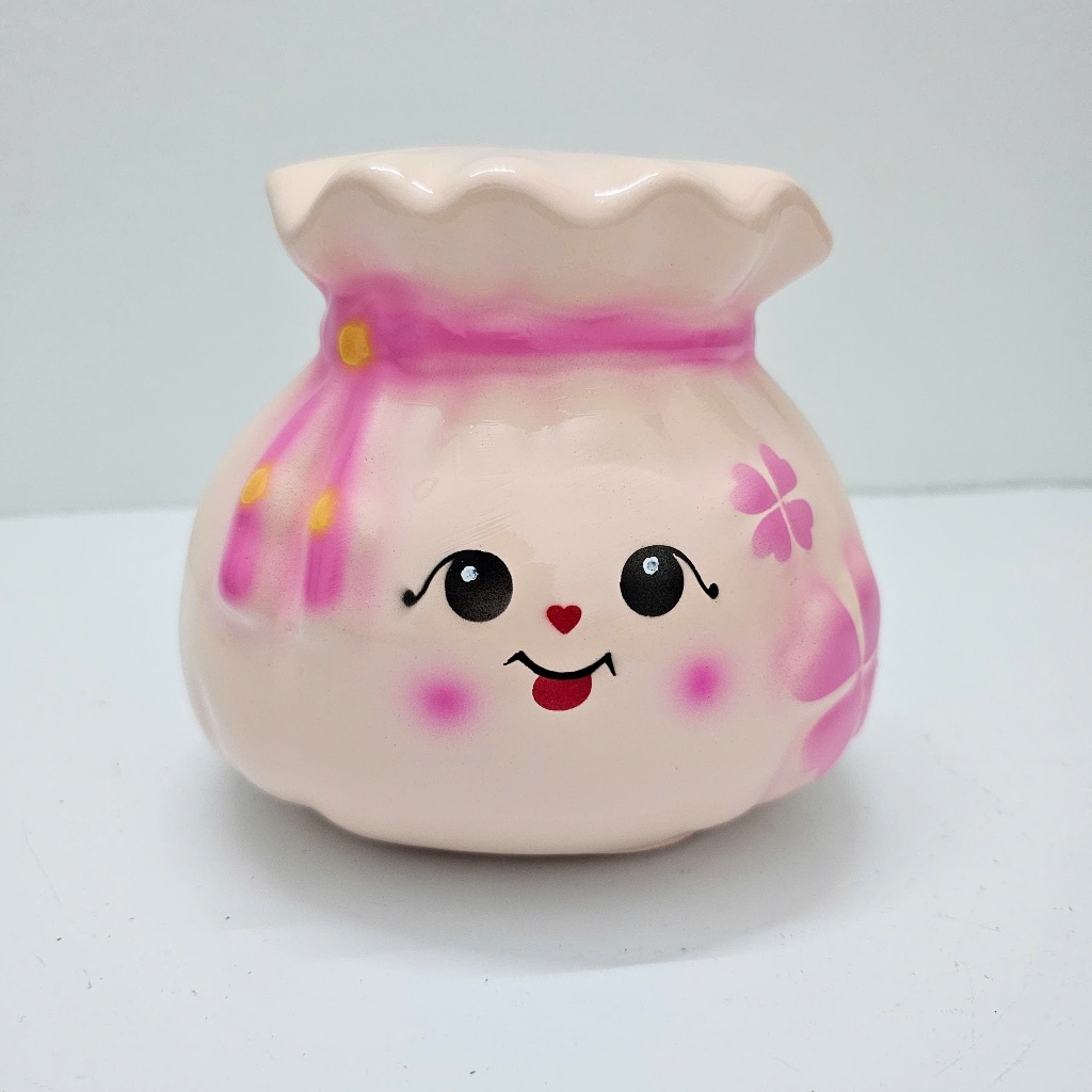 Heo Đất Lợn Đất Túi Tiền lỗ tròn(size to) cute Ống heo tiết kiệm tiền,trang trí,quà tặng CHANILINE