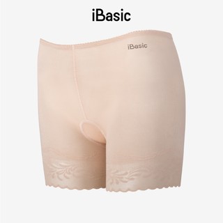 Quần gen bụng iBasic định hình lưng vừa phối ren gom bụng tôn dáng không viền chống cuộn P-GEN023