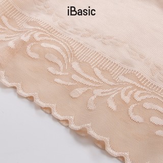 Quần gen bụng iBasic định hình lưng vừa phối ren gom bụng tôn dáng không viền chống cuộn P-GEN023