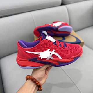 Giày thể thao bigsize nam nữ mùa hè chơi pickleball tenis asi màu đỏ FF3 siêu êm nhẹ , sneaker thời trang cao cấp đỏ