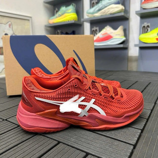 Giày thể thao bigsize nam nữ mùa hè cổ thấp chơi tenis pickleball màu đỏ siêu êm nhẹ , sneaker thời trang cao cấp nữ