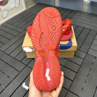 Giày thể thao bigsize nam nữ mùa hè cổ thấp chơi tenis pickleball màu đỏ siêu êm nhẹ , sneaker thời trang cao cấp nữ
