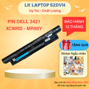 Pin Laptop Dell Inspiron 3421 3521 3878 3437 3543 3537 15-3000 3542 3442 N3537 3721 2521 5421 XCMRD MR90Y