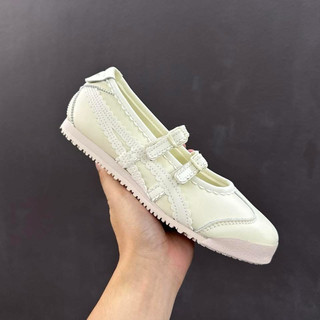 Giày búp bê quai dán slipon lười tiểu thư hè 2025 onit_suka màu trắng dễ thương , sneaker đế bệt cao cấp êm nhẹ