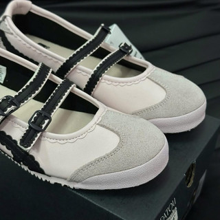 Giày búp bê tiểu thư hè 2025 slipon quai dán Onit_suka ti_ger màu hồng dễ thương êm nhẹ ,giày búp bê lười đế bệt cao cấp