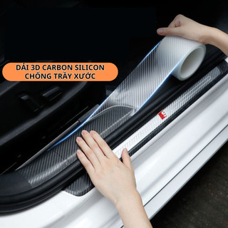 Dải Carbon 3D silicon chống va chạm, chống trầy xước cho ô tô(cửa xe, bệ cửa, cản trước sau)