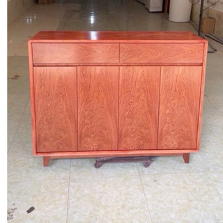 Tủ giày dép gỗ hương đá 1m2 mẫu đẹp 4 cánh