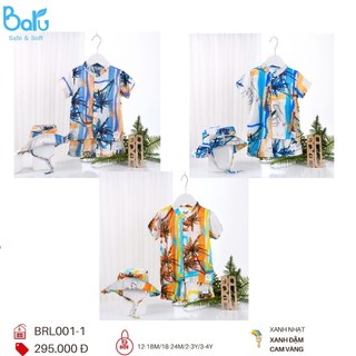 Bộ cài giữa cho bé trai + mũ