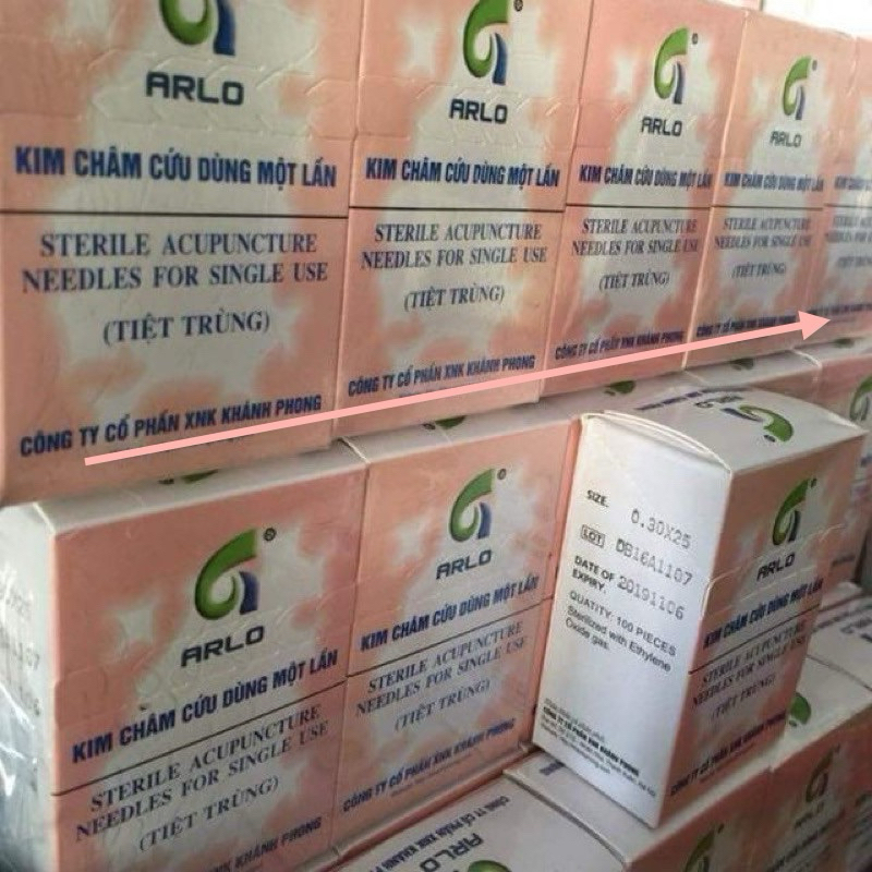 Kim châm cứu Khánh Phong các size