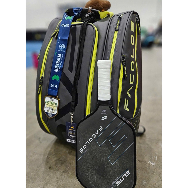 ✅ [Ship Hoả Tốc] Balo Pickleball - Sports Bag Facolos chính hãng thiết kế trendy, thời trang đa ngăn sành điệu