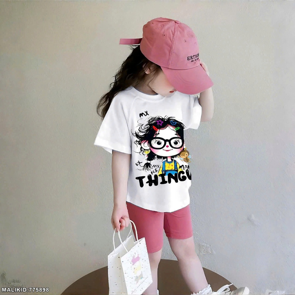 Áo Phông  In Hình Bé Gái Siêu Cute - Áo Thun Bé Gái In Hình Cực Đẹp
