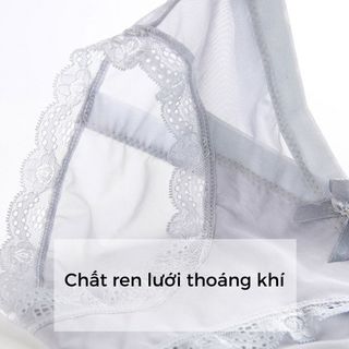 Quần lót nữ ren lưới cao cấp thoáng khí mát mẻ đáy lót 2 lớp kiểu dáng sexy và gợi cảm DEVARI L8136