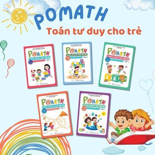Sách - Combo Pomath Toán tư duy cho trẻ em giúp phát triển toàn diện IQ và EQ từ lớp 1 - lớp 5 - Phân loại Lẻ/Combo