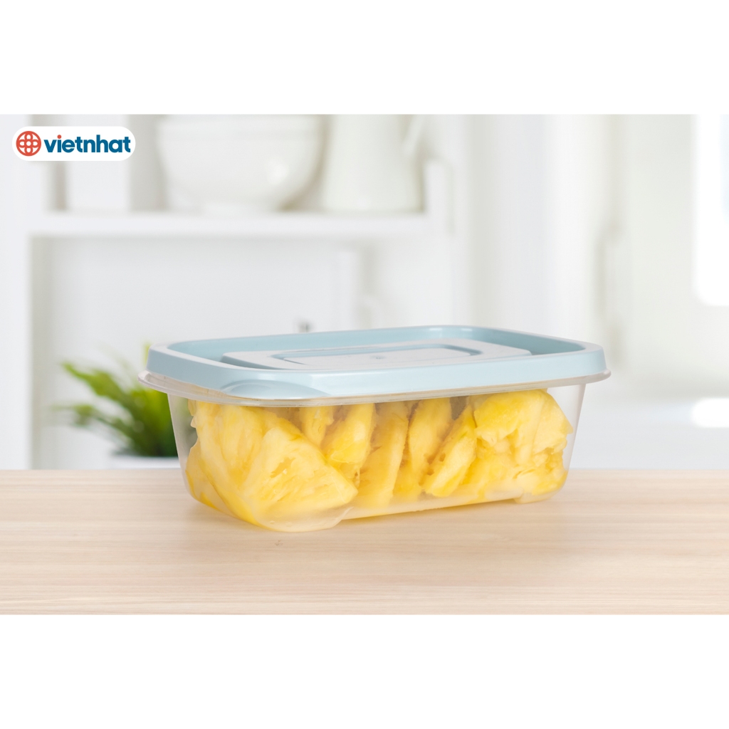 Bộ 3 Hộp Đựng Thực Phẩm Bảo Quản Tươi, Hộp Lạnh trong suốt có nắp kín Chính Hãng VIỆT NHẬT (Mã 6556)