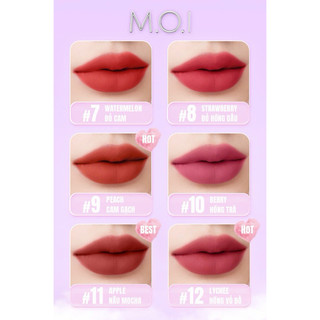 Son kem lì, son Lollipops, son Cotton Candy - MOI Cosmetics Hồ Ngọc Hà