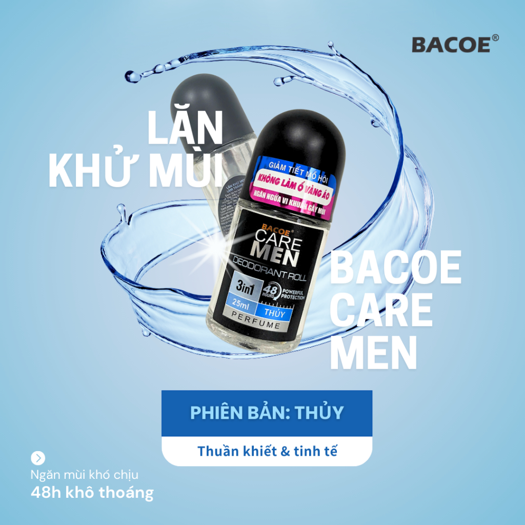 LĂN KHỬ MÙI NAM BACOE MEN HƯƠNG THƠM NGŨ HÀNH KIM MỘC THỦY HỎA THỔ UNISEX