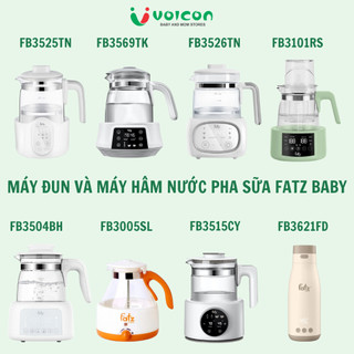 Bình đun di động Mini Smart 3 ,Máy hâm nước có nhiệt kế,  Máy đun và hâm nước pha sữa Quick Fatzbaby