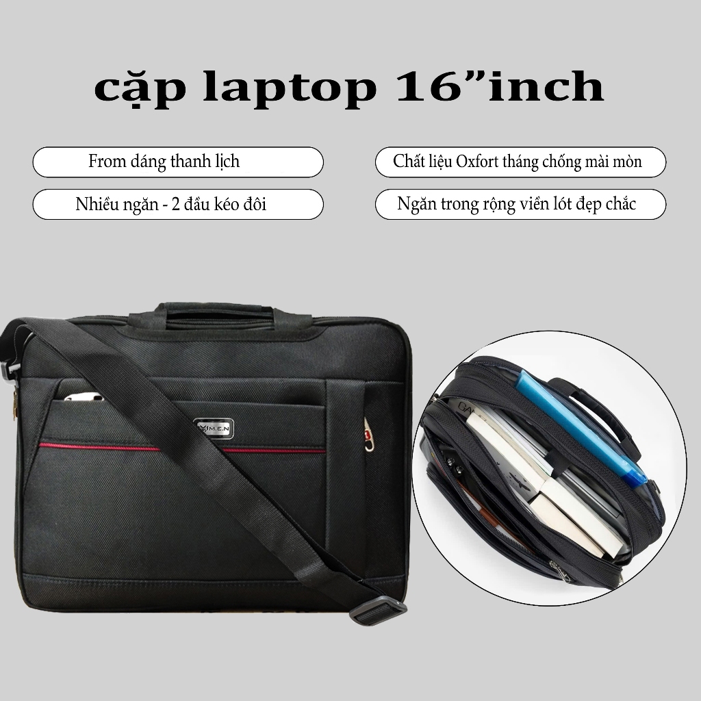 Cặp văn phòng học sinh căn lề vải chống xướt đa năng [XƯỞNG MAY GIA CÔNG]