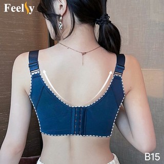 [Chính Hãng Cao Cấp] Áo ngực nữ 𝐅𝐞𝐞𝐥𝐬𝐲, áo lót định hình cnâng đẩy, bản to, gọn mỡ lưng, nách B15