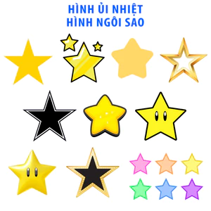 Hình Ủi Nhiệt Hình Ngôi Sao