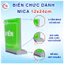Biển Mica Để Bàn 12x24cm Chuyên Nghiệp Cao Cấp