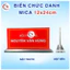Biển Mica Để Bàn 12x24cm Chuyên Nghiệp Cao Cấp