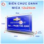Biển Mica Để Bàn 12x24cm Chuyên Nghiệp Cao Cấp