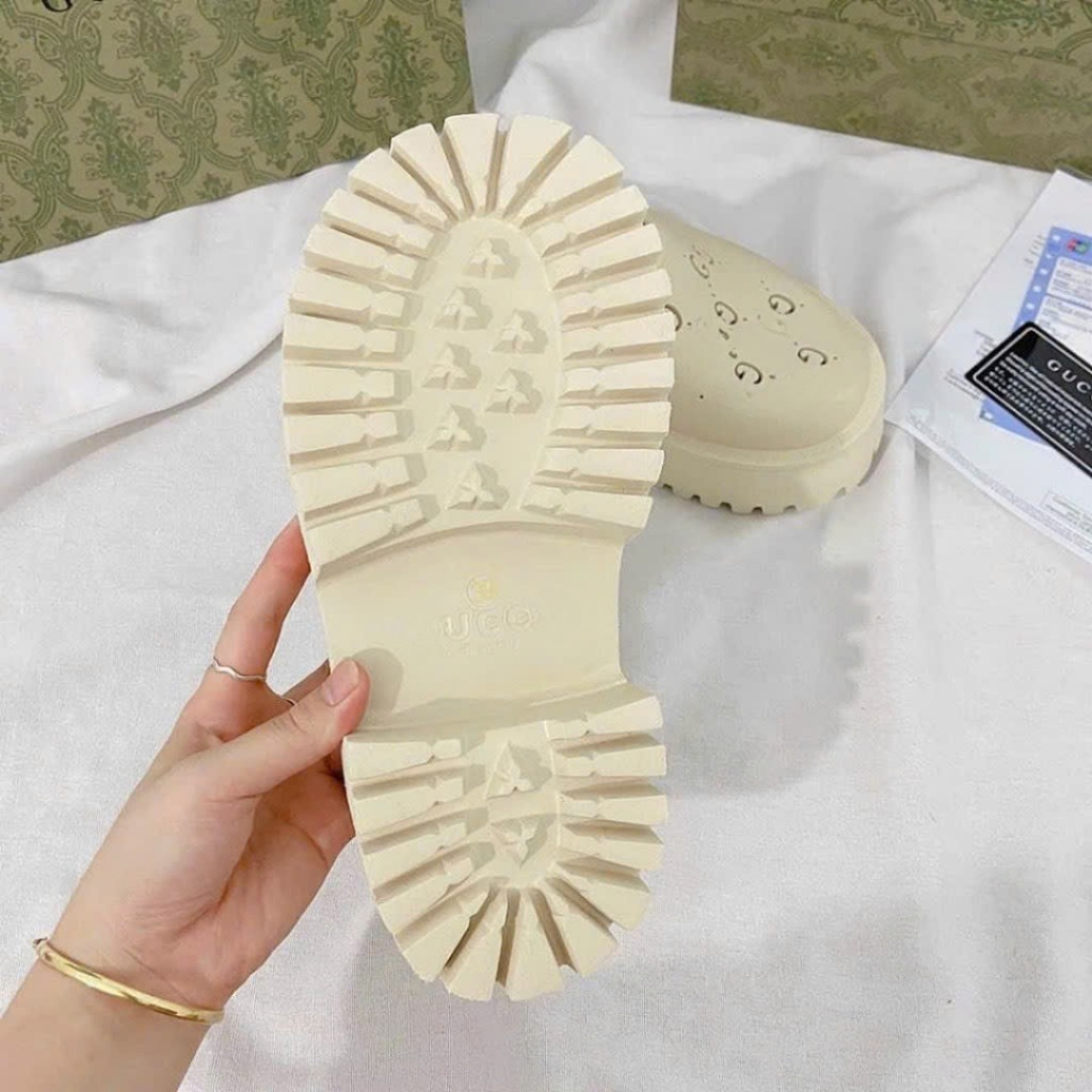 Dép Sục Nữ, Sục Nữ Đế 5cm Đủ Màu Trắng Kem Đen Tăng Chiều Cao Full Box || Gu_Xì