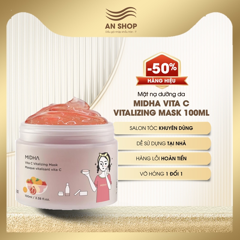 [Giá mở bán-45%] Mặt nạ dưỡng da MIDHA Vita C Vitalizing Mask 100ml ...