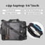 Cặp học viên công sở 40cm đa chức năng thời trang siêu cute Kiểu Hai hộp K1991 Tặng móc khóa nam M.E.N thời thượng