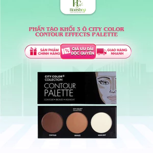 PHẤN TẠO KHỐI 3 Ô CITY COLOR CONTOUR EFFECTS PALETTE