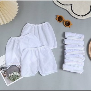 10 quần cotton loại mõng cho bé trai bé gái từ 4kg đến 16kg