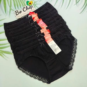 Quần Lót Nữ Màu Đen Cotton Lụa Phối Ren Từ 40 - 70 ký Mền Mại Cao Cấp Siêu Bền, Cho Các Nàng Gợi Cảm Hơn