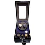 Hộp Xoay Đồng Hồ Cơ ACBOW 2 Xoay + 3 Ngăn Chứa W0203NC Có Chạy Pin, Có Khóa (26.5x23x19cm) Chính Hãng Bảo Hành 24 Tháng — ảnh 3