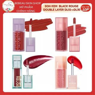 Son Black Rouge Double Layer Over Velvet New DL04 DL06 DL13 DL16 DL27 DL30 Chính Hãng - Bebeau