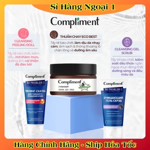 Tẩy da chết Compliment No Problem với BHA giúp da láng mịn, giảm mụn, mờ thâm 80ml/ 150ml của Nga