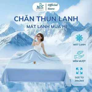 Chăn Thun Lạnh Mùa Hè Mềm Mát Mượt M2T BEDDING - Chăn Hè Mỏng Điều Hòa Không Khí - kích thước 2mx2m3