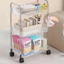Kệ Đựng Đồ Nhà Tắm Chữ Nhật Đa Năng 3 - 4 Tầng Xoay 360 Độ, Kệ Chia Tầng Đựng Đồ Có Bánh Xe Tiện Lợi