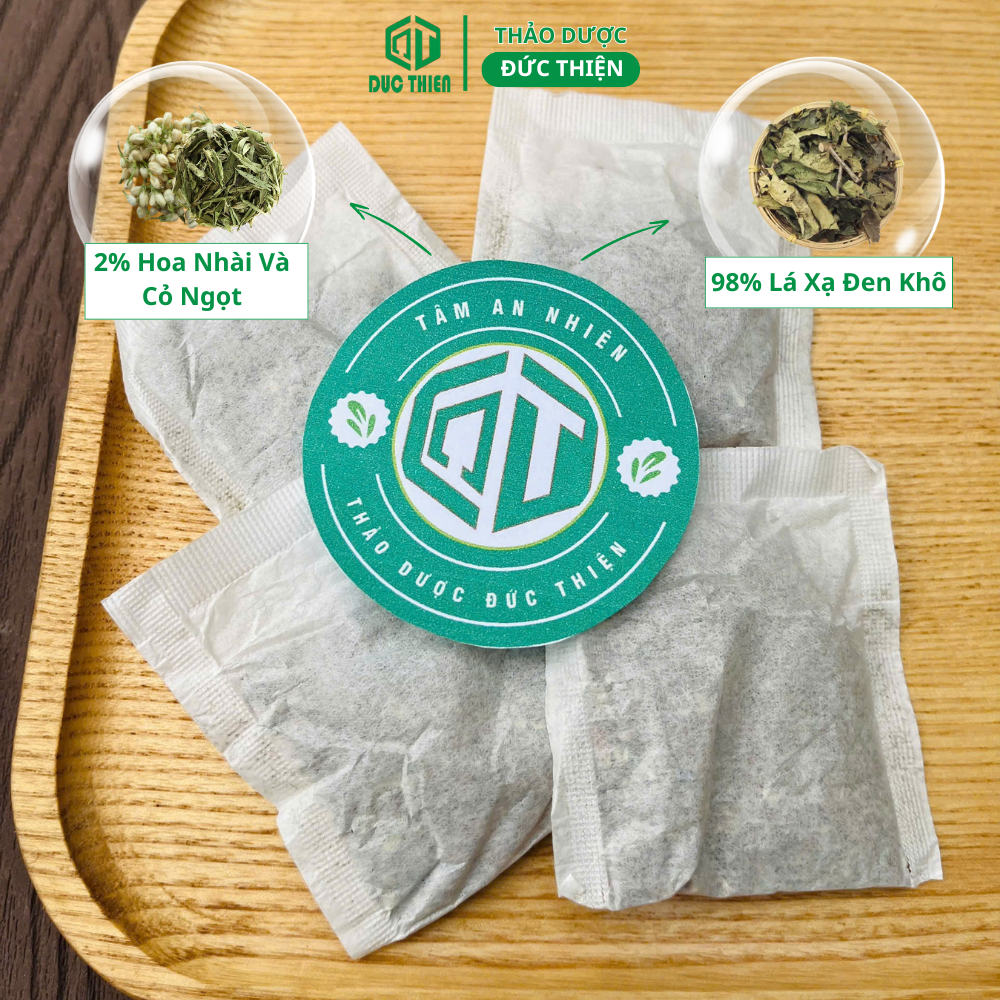 Trà Túi Lọc Xạ Đen Đức Thiện (Set 30 Túi Lọc) - Ổn Định Huyết Áp, Hạ Mỡ Máu, Giải Độc Gan