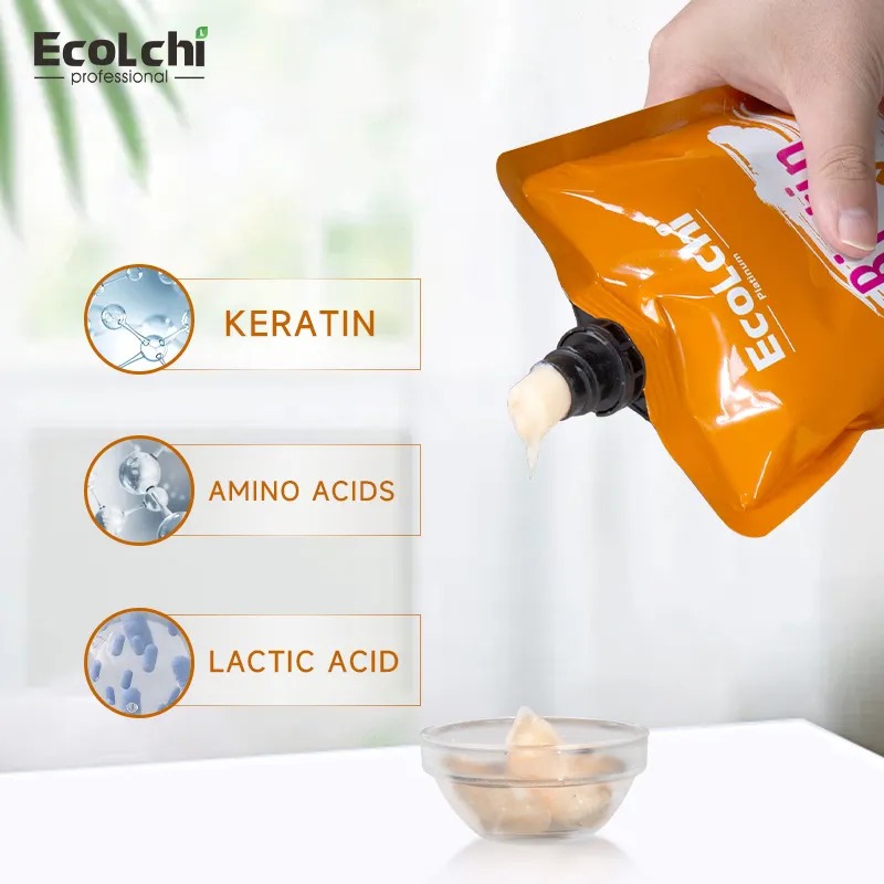 Kem Ủ Tóc Ecolchi Keratin Biotin Oplex 500ml | Mềm Mượt Chuẩn Salon, Dưỡng Ẩm & Bóng Khỏe Cho Tóc Khô Xơ