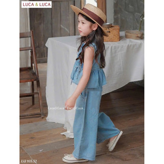 ❌❌XẢ 12-14KG❌❌ Set bộ jean Hàn Quốc cho bé gái siêu xinh cho bé đi học, đi chơi MLS