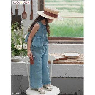 ❌❌XẢ 12-14KG❌❌ Set bộ jean Hàn Quốc cho bé gái siêu xinh cho bé đi học, đi chơi MLS