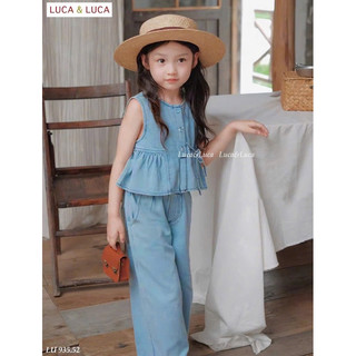 ❌❌XẢ 12-14KG❌❌ Set bộ jean Hàn Quốc cho bé gái siêu xinh cho bé đi học, đi chơi MLS