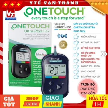✅ Máy Đo Đường Huyết Onetouch Ultra Plus Flex | BẢO HÀNH TRỌN ĐỜI -VT1009