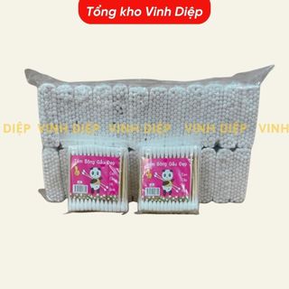 Combo 1 bịch 24 gói Tăm bông cán gỗ gấu đẹp ,tăm bông ngoáy tai(1 bịch 24 gói)