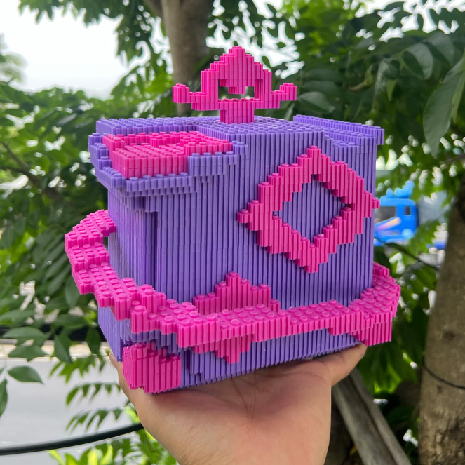 💥BLOX FRUIT💥Mô Hình Lắp Ráp Trái Ác Quỷ Blox Fruits - Gravity ( Tặng Búa )