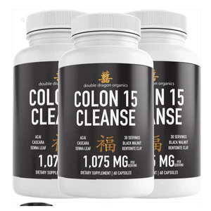 Colon 15 Cleanse Làm sạch sức khỏe tiêu hóa và đường ruột Double Dragon Organics