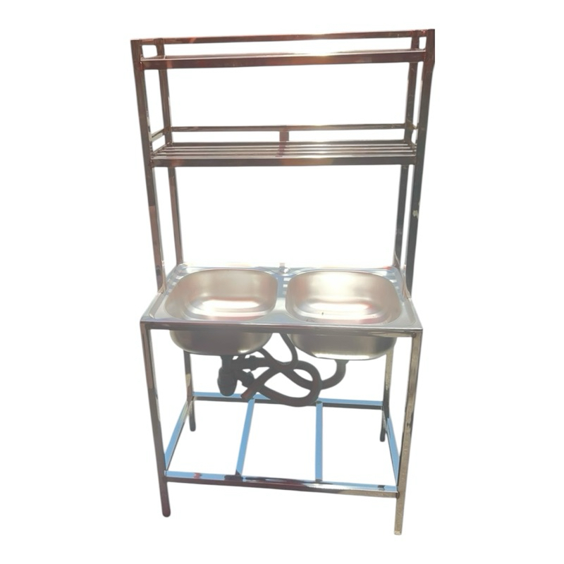Chậu Rửa Inox Kèm Kệ Phụ Kiện – Tiện Lợi, Bền Đẹp Cho Mọi Không Gian