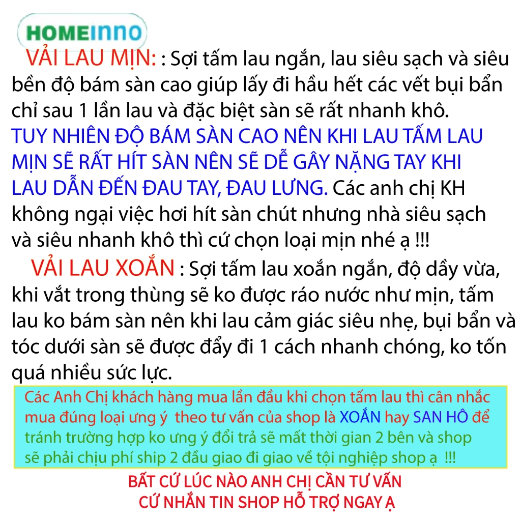 Bộ Cây Lau Nhà Tự Vắt Xả Thông Minh Có Thùng 2 Ngăn Homeinno Bảng Lau Chữ Nhật 32cm Cán140cm