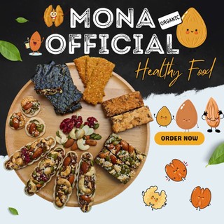 Mona Organic | Combo mix 3 loại bánh hạt 750G
